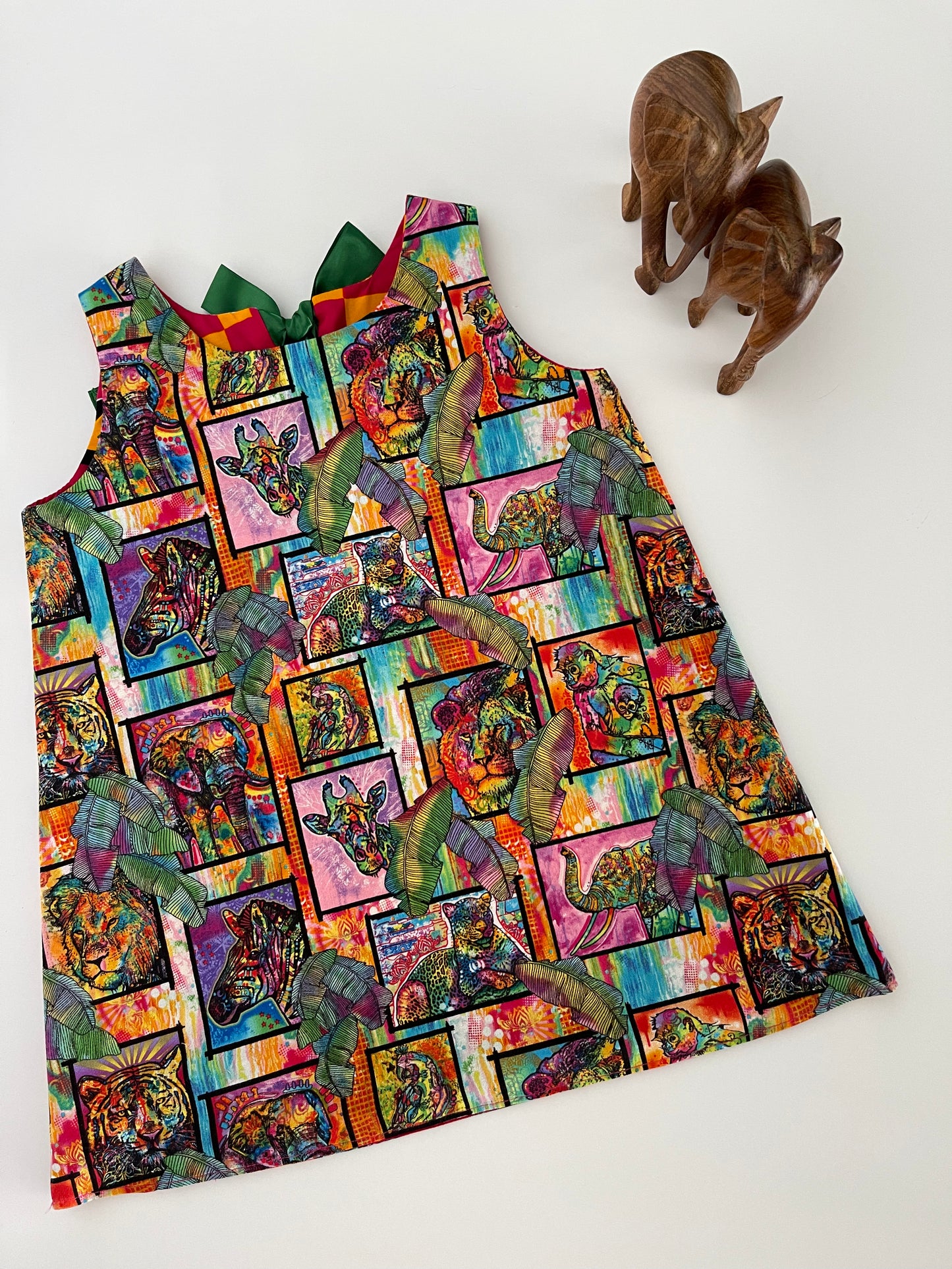 Reversible Pinafore dress