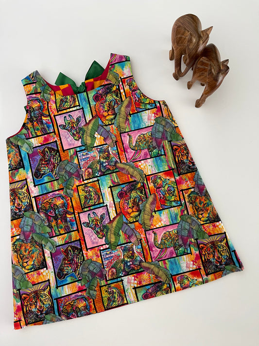 Reversible Pinafore dress